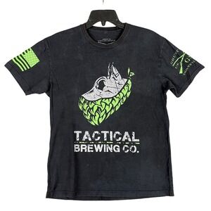 Tactical Brewing Co Shirt Mens M Militarycore Streetwear Graphic Veteran made